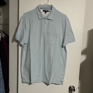Banana Republic Sky Blue Polo Shirt